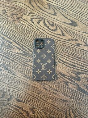 Luxury Monogram iPhone 13 Pro Max Case - Brown